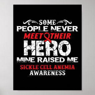Meet Hero- Sickle Cell Anaemia Awareness Supporter Poster
