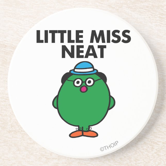 Meet Little Miss Neat Coaster (Front)