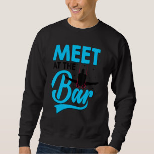 Meet Me At The Bar Gymnast Gymnastics Acrobatics S Sweatshirt