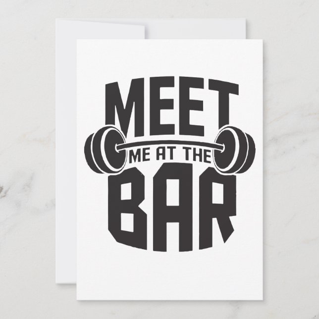 Meet Me At The Bar Weight Lifting Deadlift Dumbbel (Front)