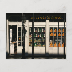 Meet me at the Café du Monde Postcard