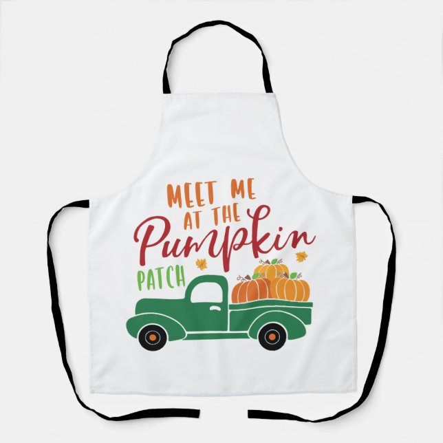 Meet Me At The Pumpkin Patch Apron (Front)