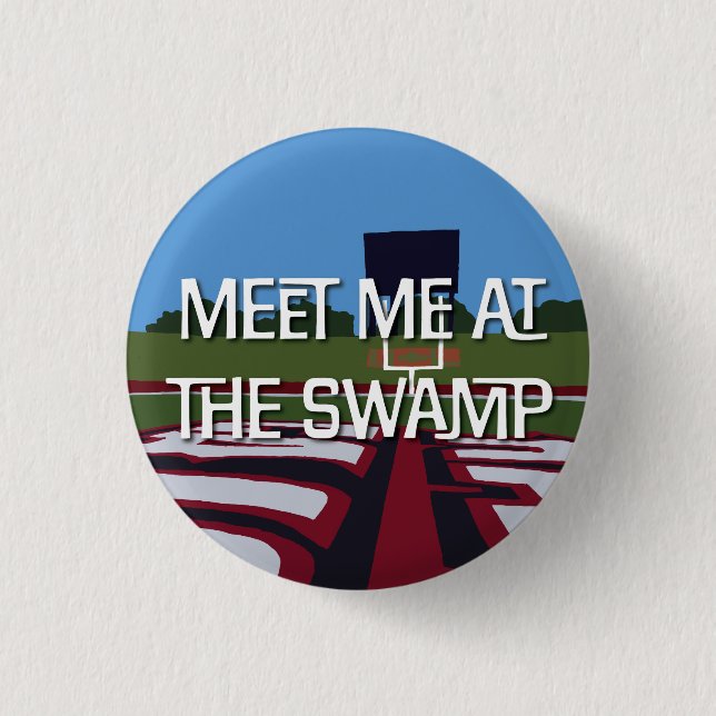 Meet Me at the Swamp Button for ULL Ragin Cajuns (Front)