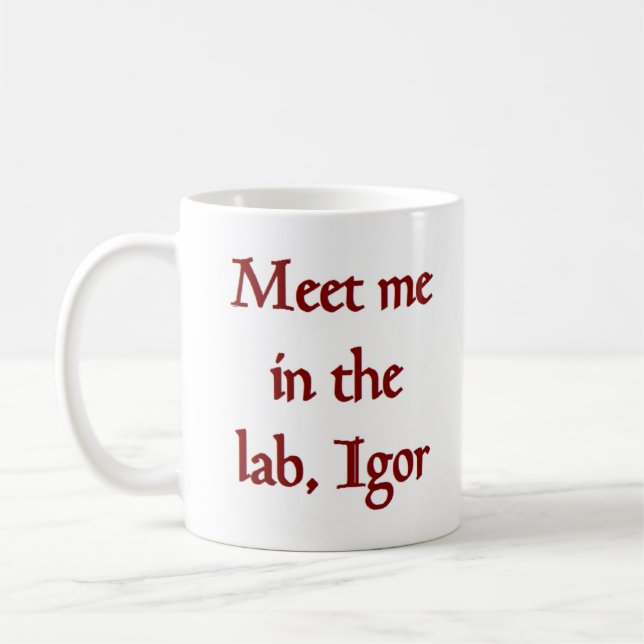 meet me igor coffee mug (Left)