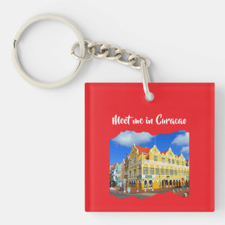 Meet me in Curaçao Key Ring