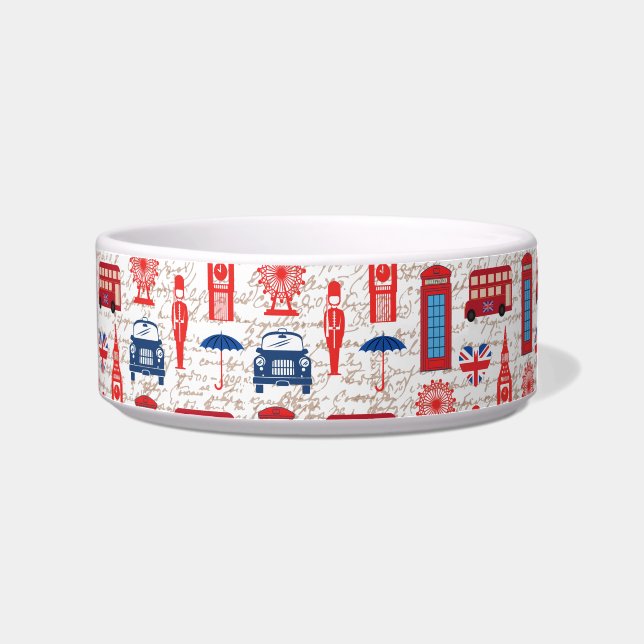 Meet Me in London Pet Bowl (Right)