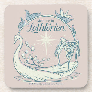 Meet me in LOTHLORIEN™ - Swan Boat Coaster