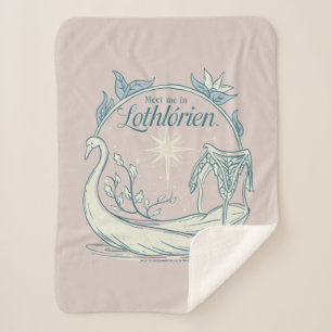 Meet me in LOTHLORIEN™ - Swan Boat Sherpa Blanket