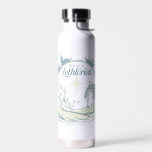 Meet me in LOTHLORIEN™ - Swan Boat Water Bottle<br><div class="desc">Drift into the timeless beauty of Middle-earth™ with this enchanting Lord of the Rings™ design inspired by Lothlórien™. Featuring an elegant Elven swan boat gliding across tranquil waters beneath a radiant star, the artwork captures the serenity and starlit magic of the Golden Wood. Framed by delicate leaves and graceful linework,...</div>