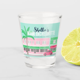 Meet Me in Miami Bachelorette Shot Glass