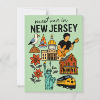 Meet Me In New Jersey Shore Landmarks Retro