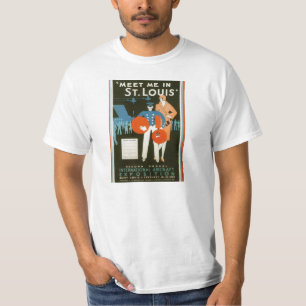 Meet Me In St Louis Vintage Travel Poster T-Shirt