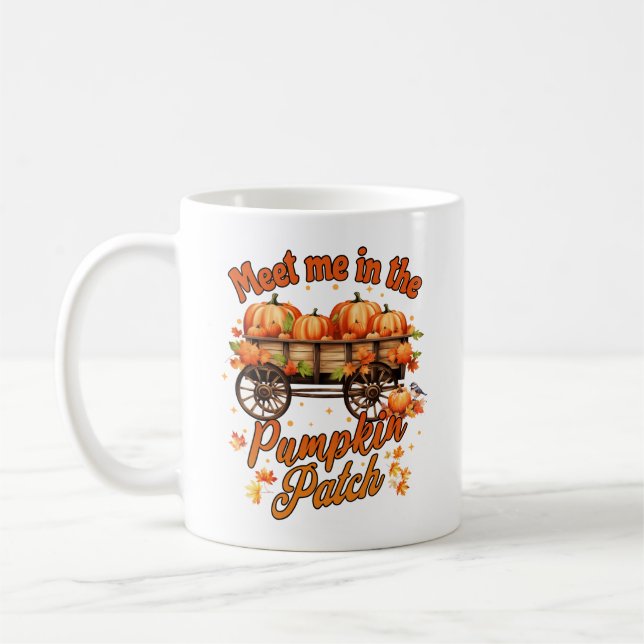 Meet me in the Pumpkin Patch Coffee Mug (Left)