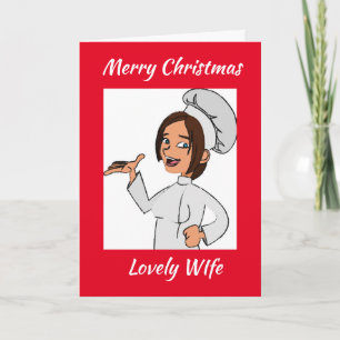 MEET ME *UNDER MISTLETOE* ***WIFE*** HOLIDAY CARD