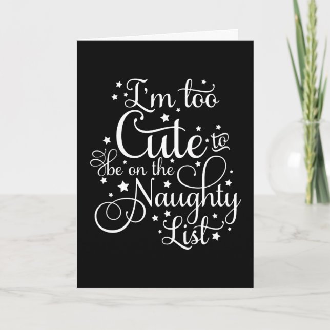 *MEET ME UNDER THE MISTLETOE/SEE HOW I CAN BE* CARD (Front)