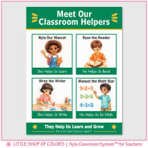 Meet Our Classroom Helpers Teacher Anchor Chart