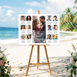 Meet Our People Wedding Sign