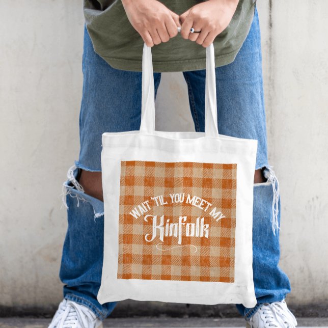 Meet the Kinfolk Rustic Country Tote Bag (Great gift idea for those new redneck inlaws!)