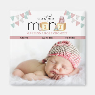 Meet The Mini Pink Baby Magnet