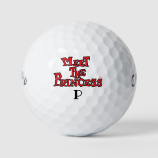 Meet The Princess Log with your initial golf balls