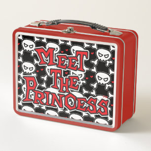 Meet The Princess logo Metal Lunch Box