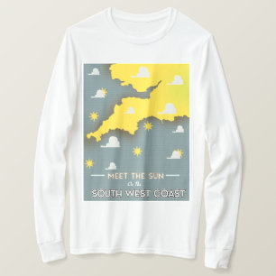 Meet the sun of the east coast vintage rail poster T-Shirt