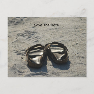 Meet Us At The Beach Announcement Postcard