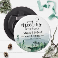 Meet Us In The Woods Outdoor Wedding Save The Date