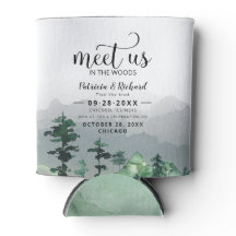Meet Us In The Woods Outdoor Wedding Save The Date