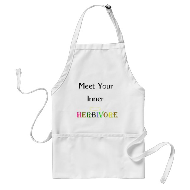 Meet Your Inner Herbivore Apron (Front)