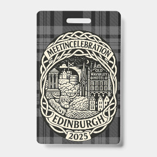 MEETinCelebration Edinburgh ID Badge