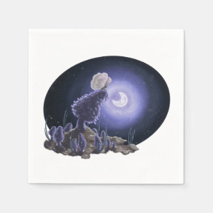 Meeting at Moonlight Napkin