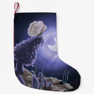 Meeting at Moonlight Small Christmas Stocking