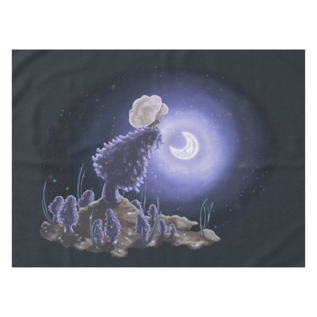 Meeting at Moonlight Tablecloth (Front (Horizontal))