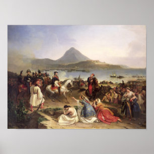 Meeting Between General Nicolas Joseph Maison Poster