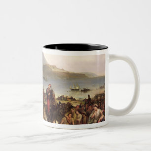 Meeting Between General Nicolas Joseph Maison Two-Tone Coffee Mug