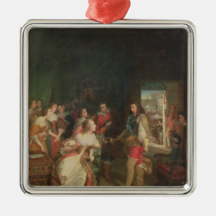 Meeting Between Louis II de Bourbon Metal Tree Decoration