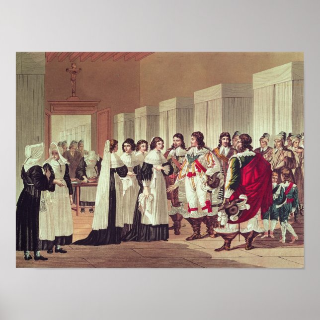 Meeting between Louis XIII Poster (Front)