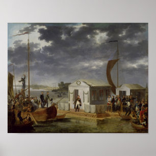 Meeting between Napoleon Bonaparte Poster