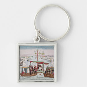 Meeting between Napoleon I & Tsar Alexander I Key Ring