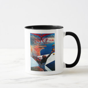 Meeting D' Aviation in Nice, France Poster Mug