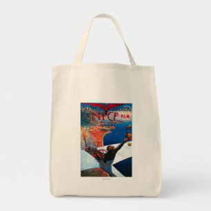 Meeting D' Aviation in Nice, France Poster Tote Bag