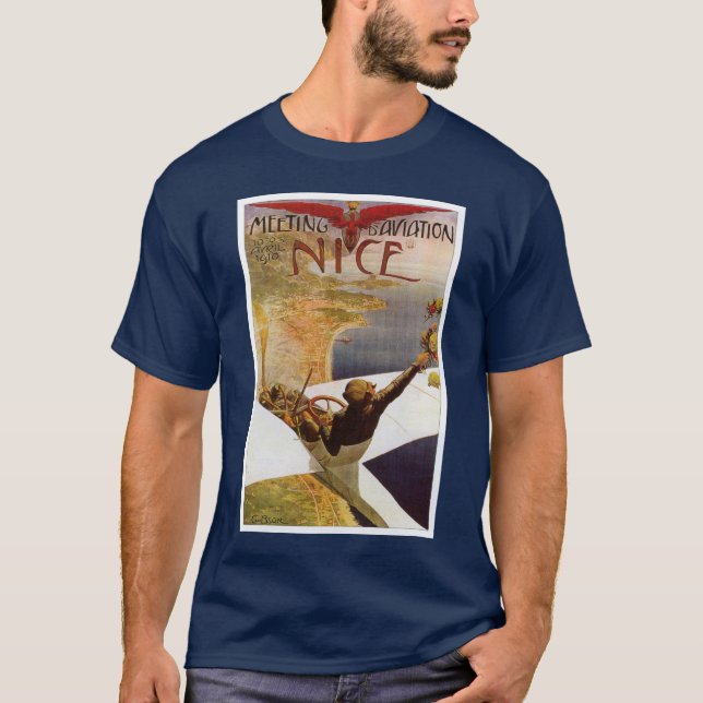 Meeting d'Aviation de Nice T-Shirt (Front)