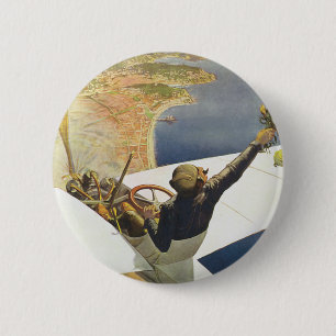 Meeting d'Aviation Nice 6 Cm Round Badge