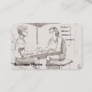 Meeting for Lunch Business Cards