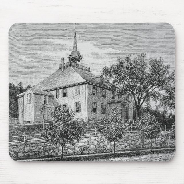 Meeting House at Hingham Mouse Pad (Front)