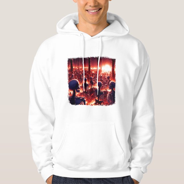 Meeting in hell hoodie (Front)
