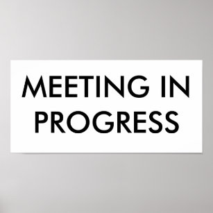 meeting in progress gifts on zazzle au