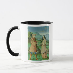 Meeting of Aeneas and Anne, the sister of Dido Mug