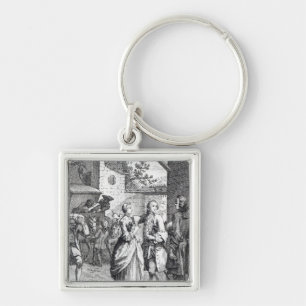 Meeting of Chevalier Des Greux and Manon Key Ring